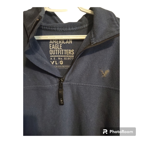 American Eagle Outfitters men's sweater L blue. - Picture 3 of 3